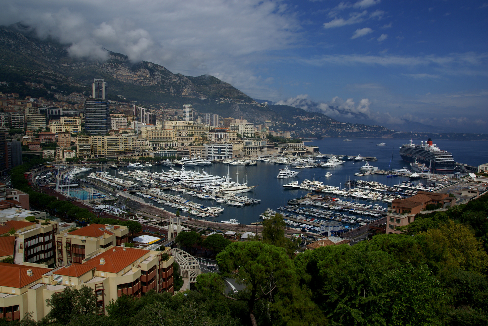 Wolken über Monaco