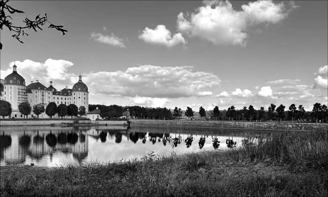 Wolken über Moritzburg