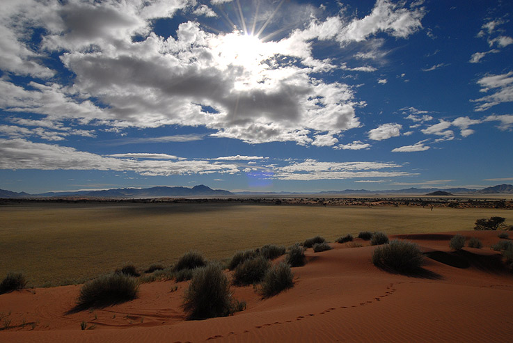 Wolken über Namibia