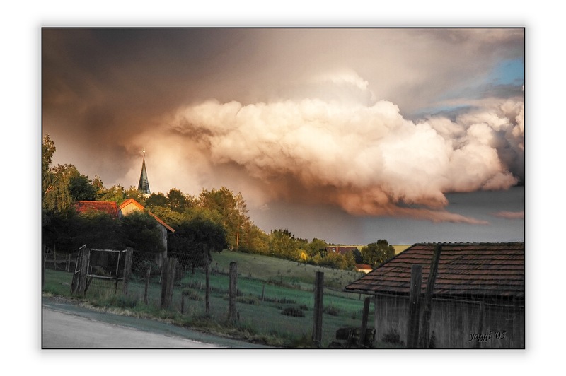 Wolken über Nöham