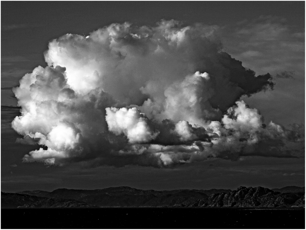 Wolken über Norwegen ...