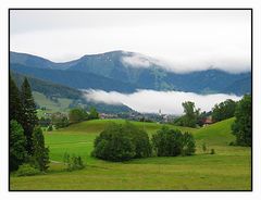 Wolken über Oberstaufen