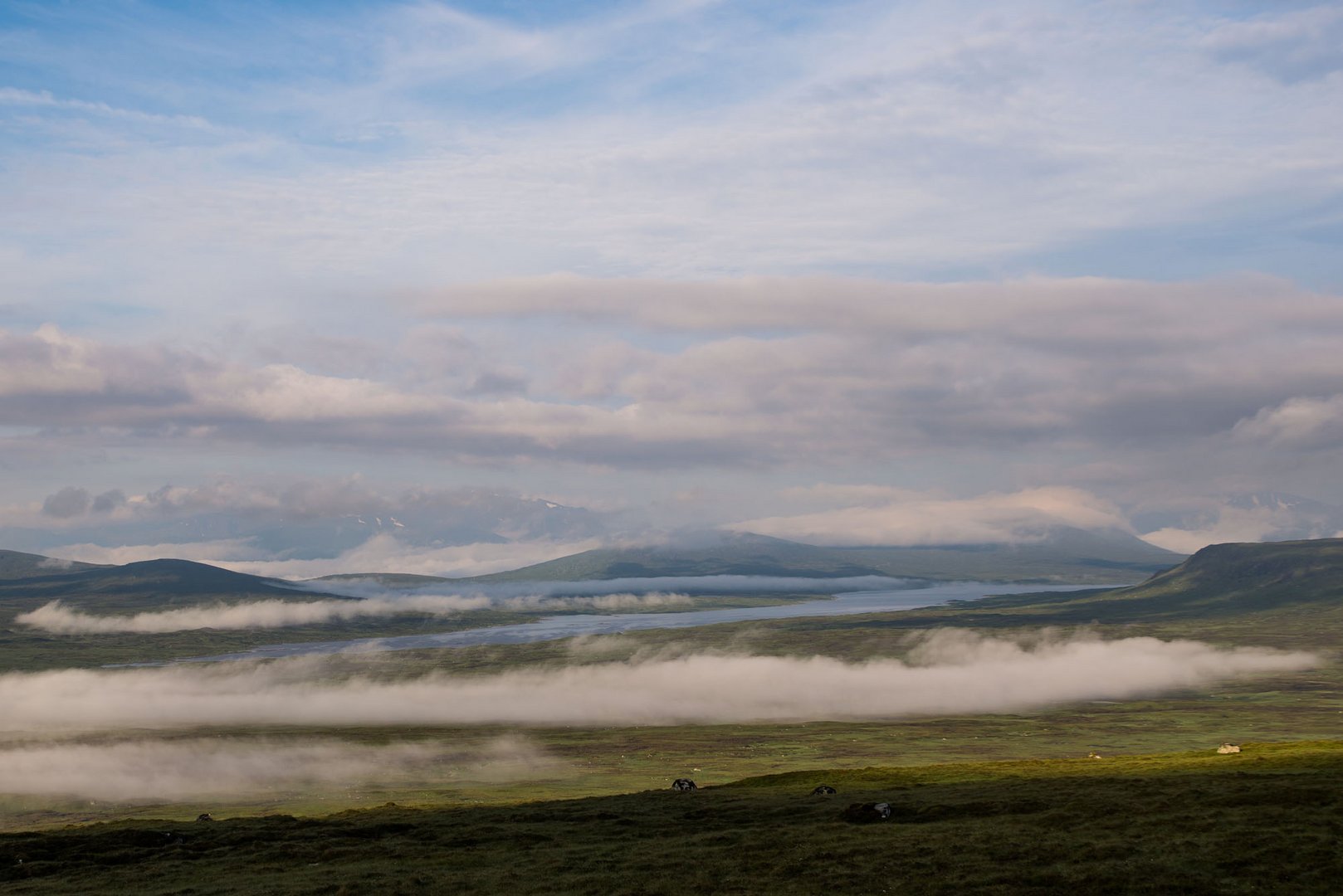 Wolken über Rannoch Moor