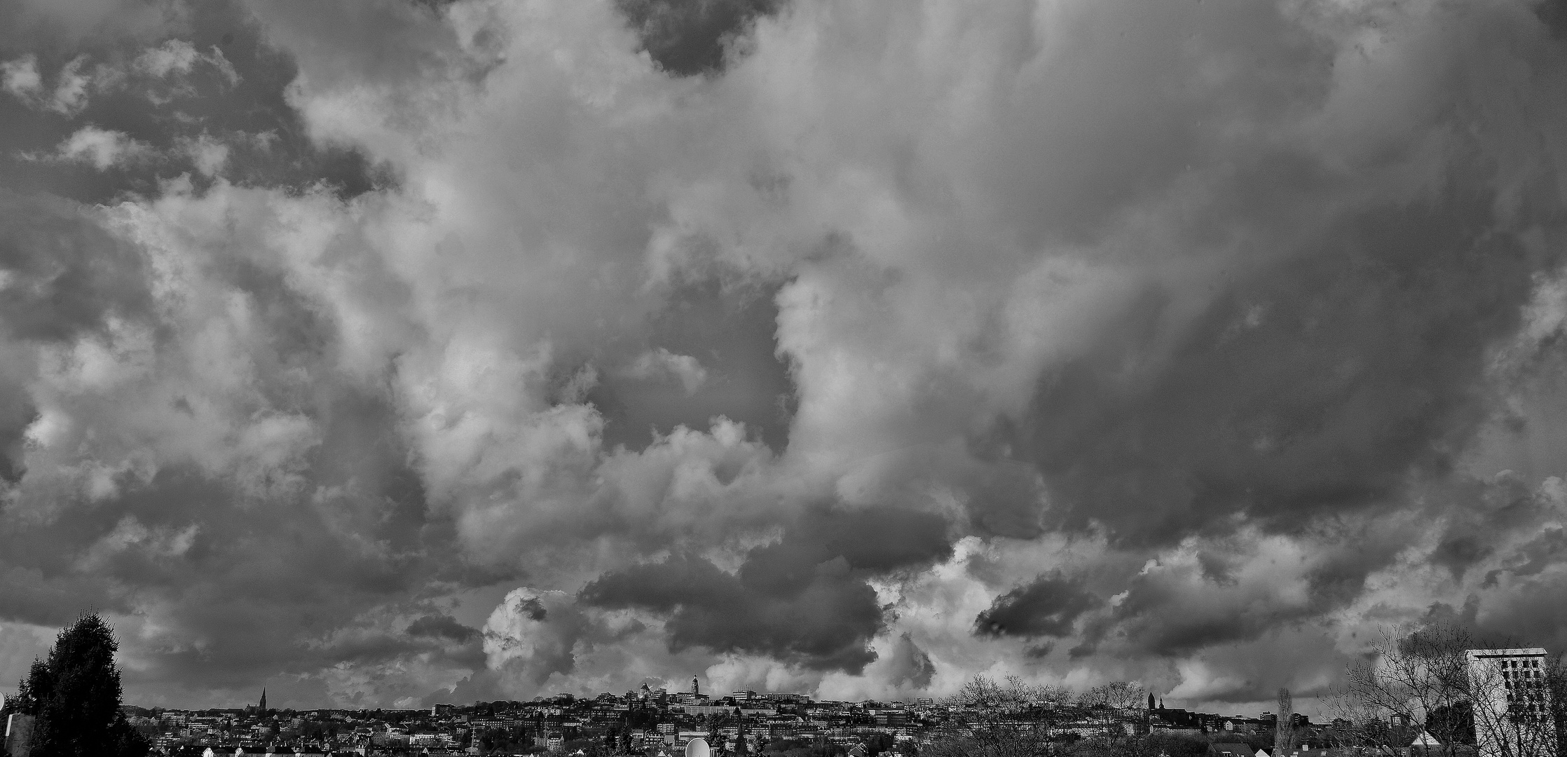 Wolken über Remscheid 