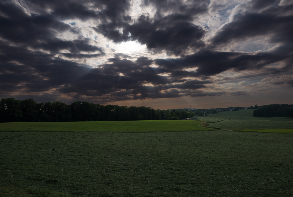 Wolken über Remscheid