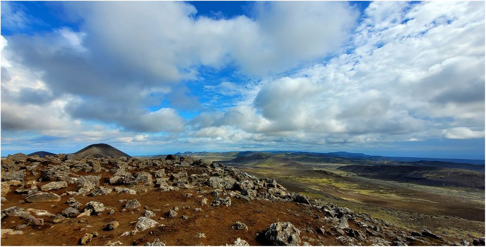 Wolken über Reykjanesskagi