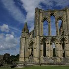 Wolken über Rievaulx Abbey