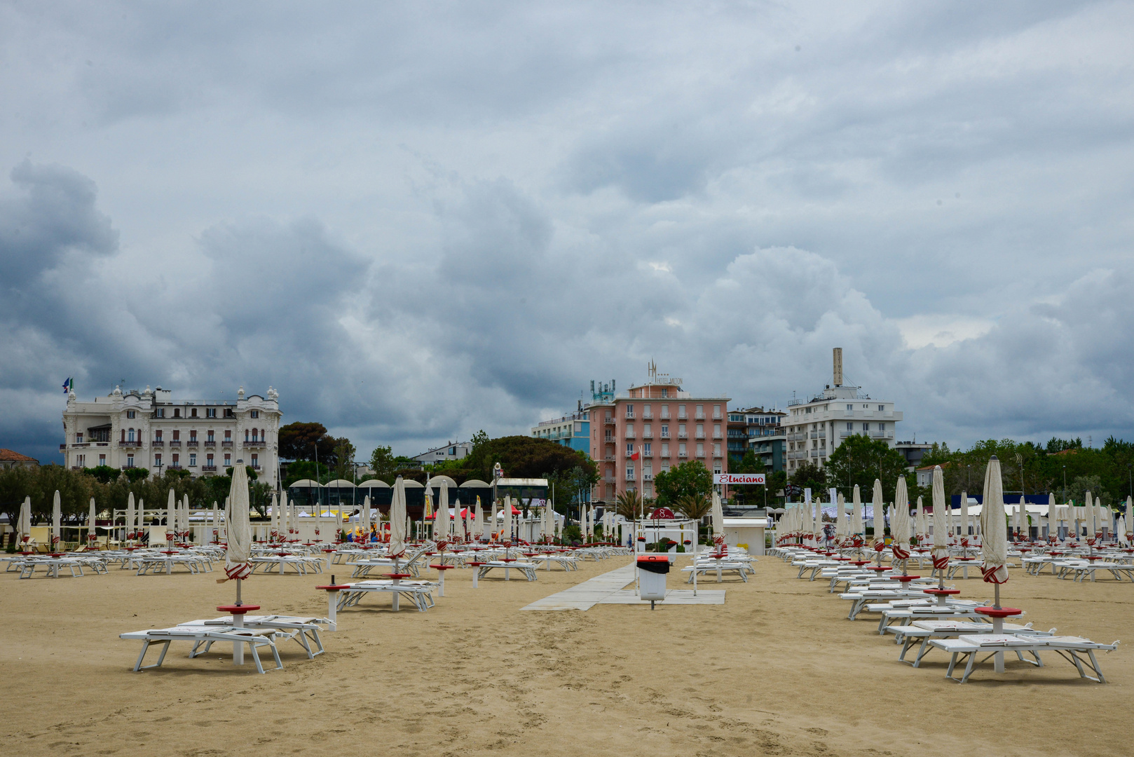 Wolken über Rimini