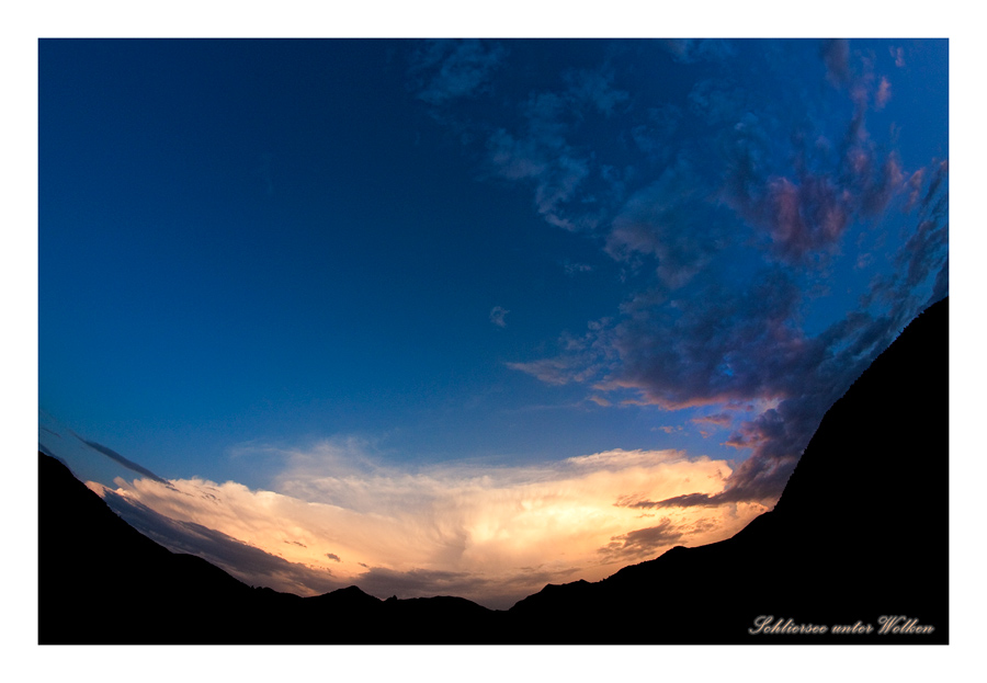 Wolken über Schliersee