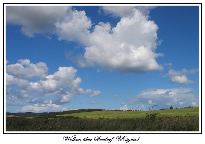 Wolken über Seedorf