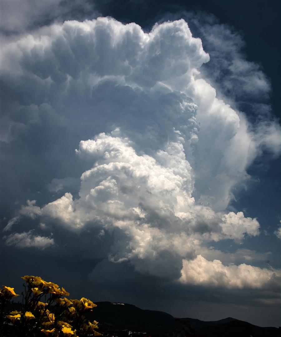 Wolken über Siebengebirge