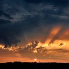 Wolken über Siena