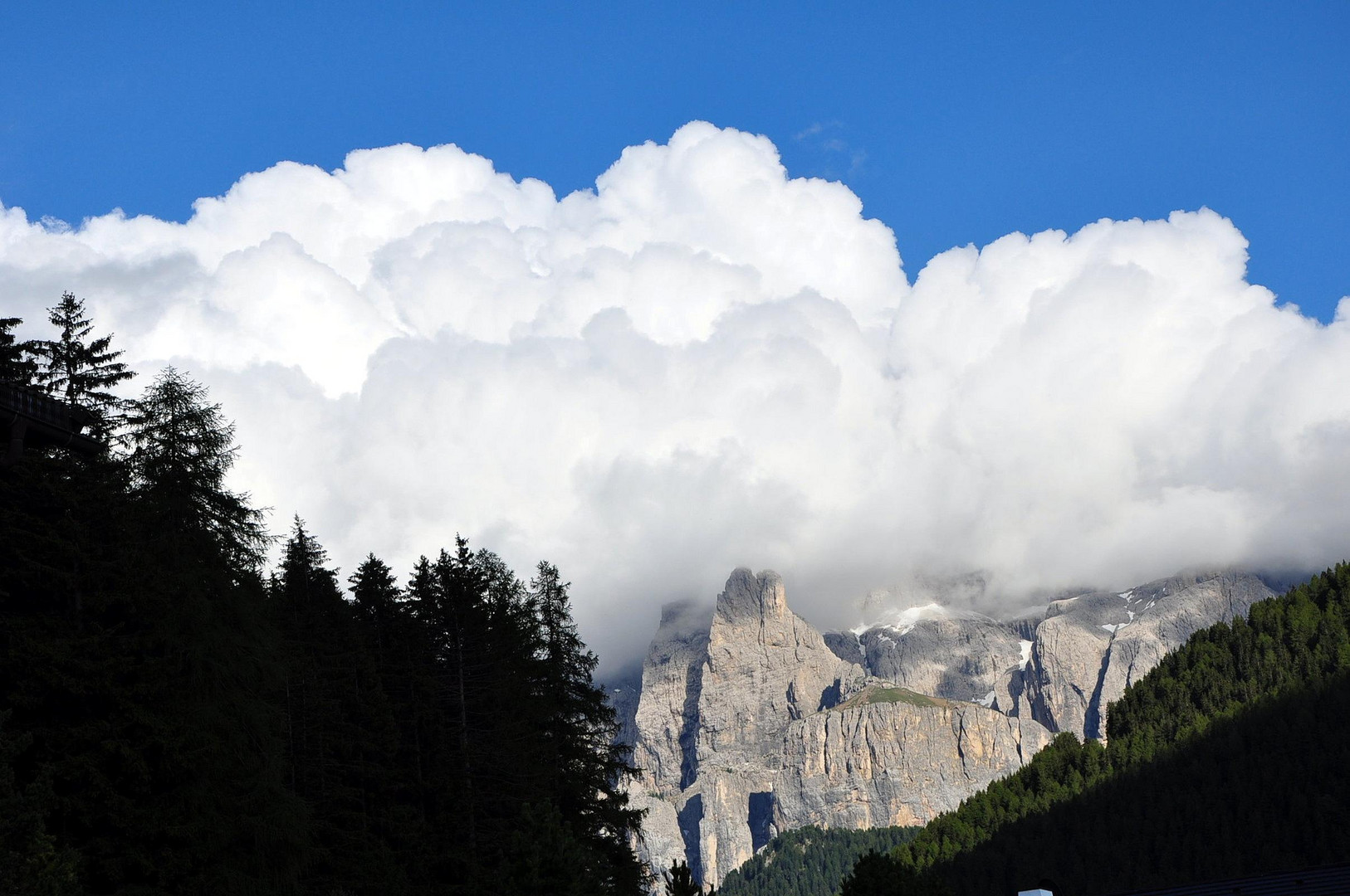 Wolken über St.Christina.....Dolomiten