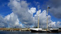 Wolken über Stockholm