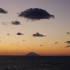 Wolken über Stromboli