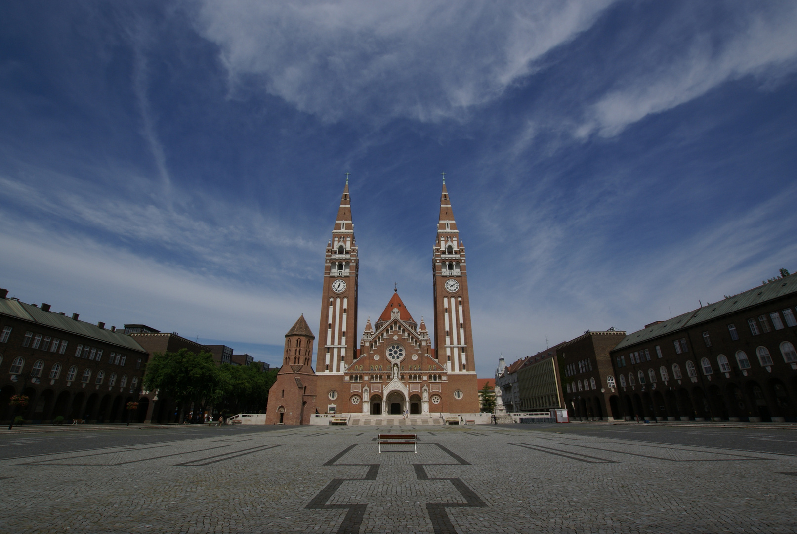 Wolken über Szeged