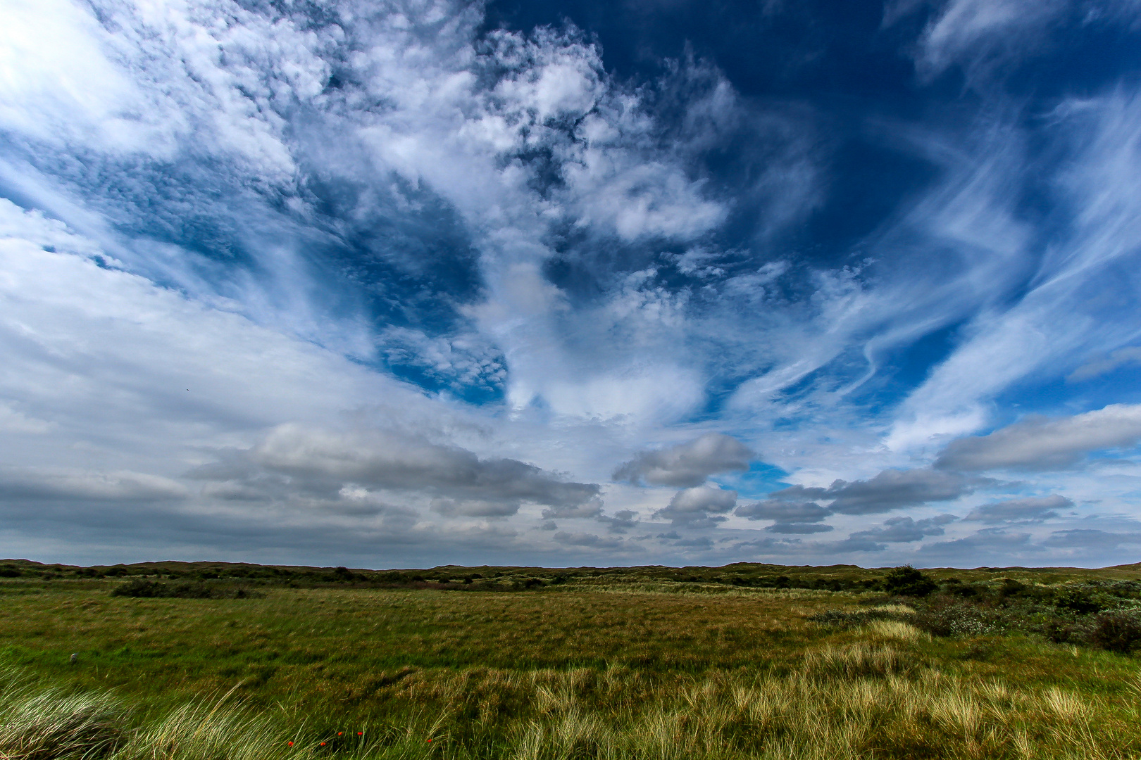 Wolken über Texel