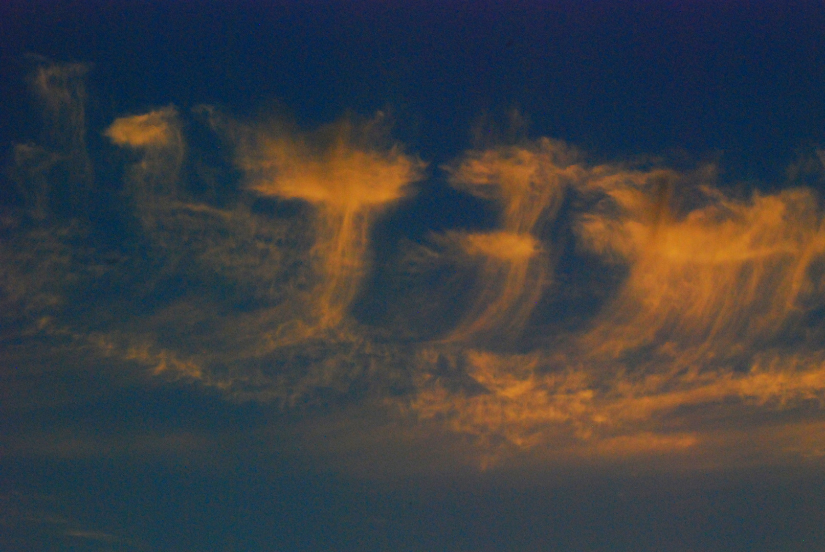 Wolken über Thassos