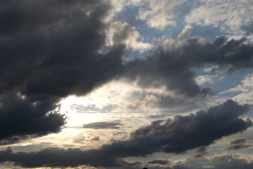 Wolken über Thüringen.