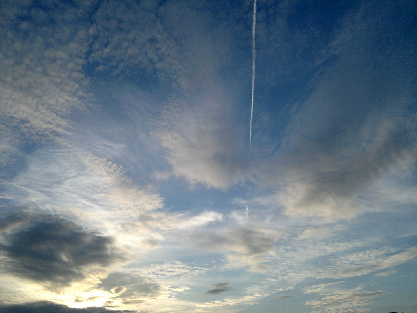 Wolken über uns