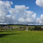 Wolken über unserem Dorf...