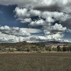 Wolken über Volterra Toskana