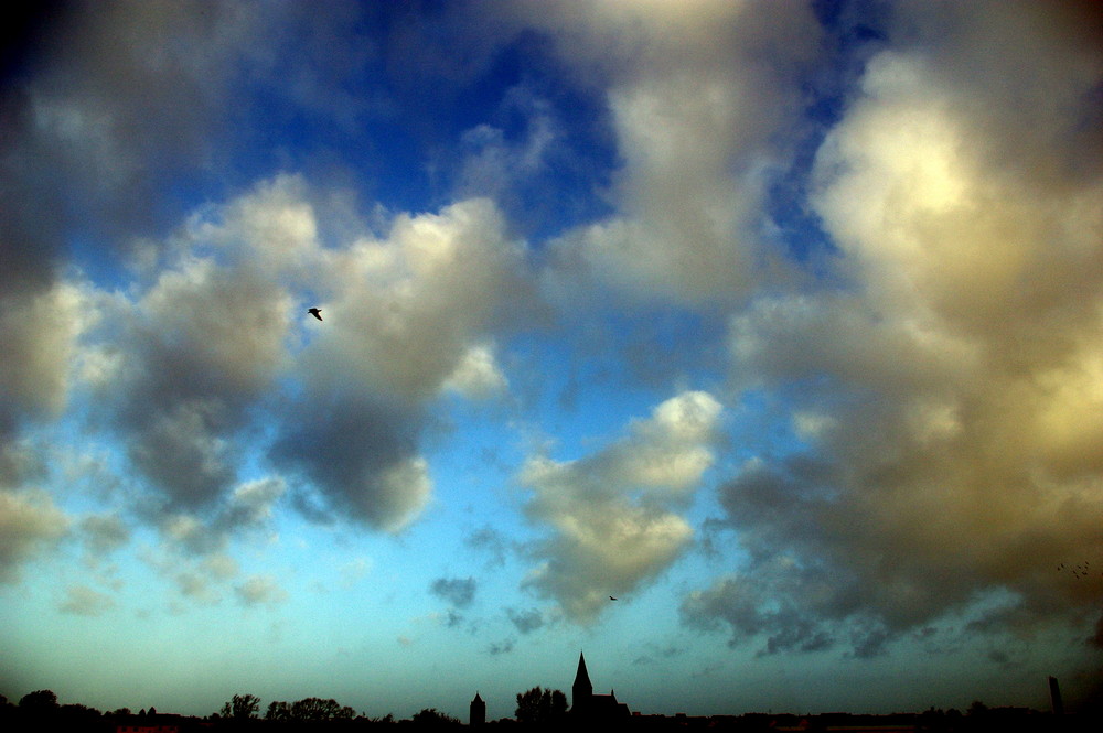 Wolken über Vorpommern