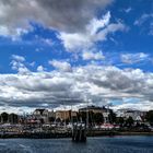 Wolken über Warnemünde