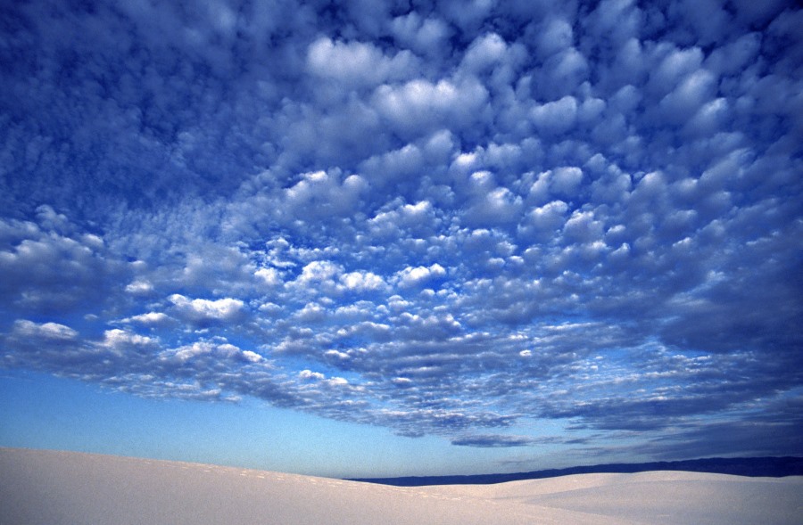 Wolken über White Sands, zweite Version