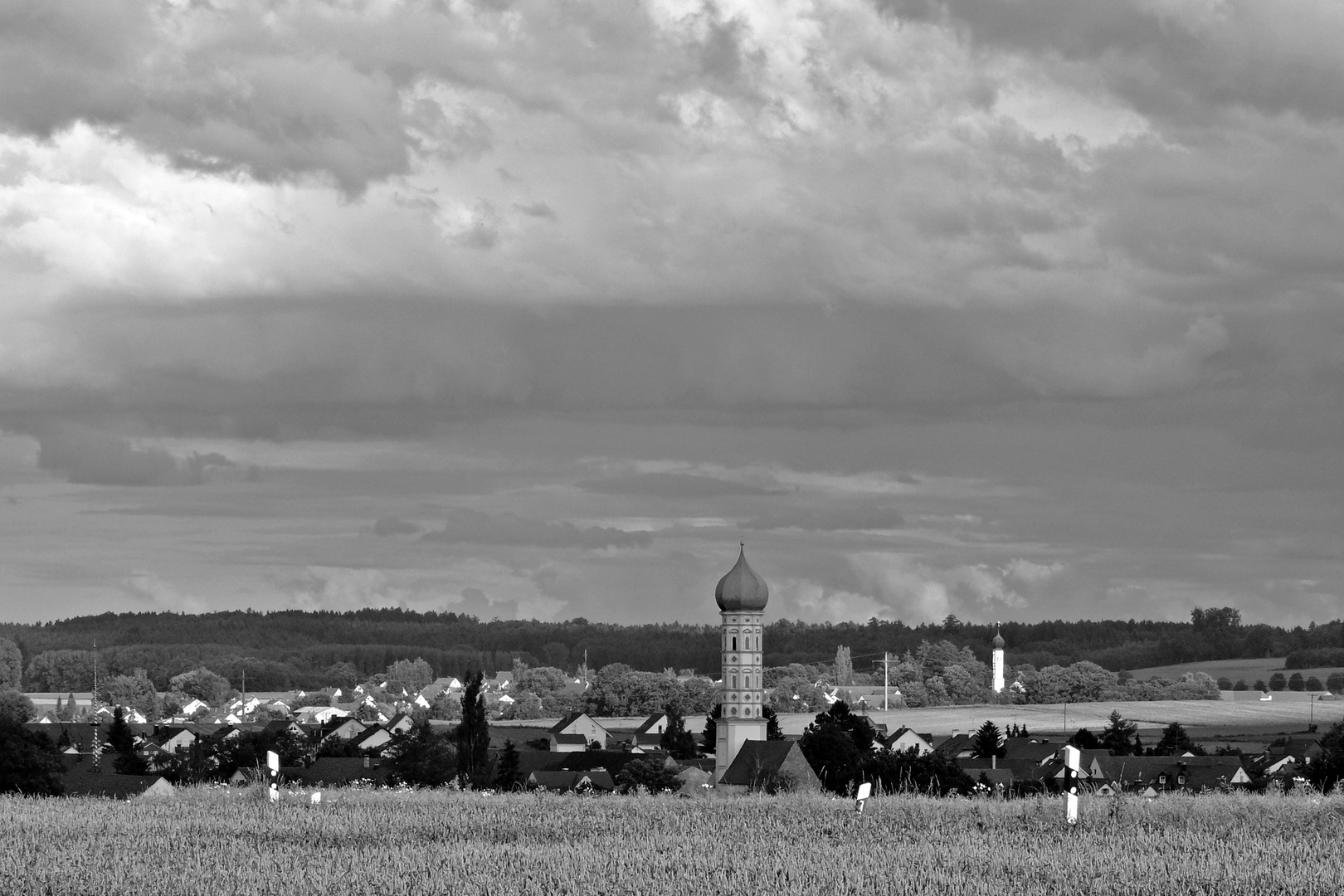 Wolken über Wiedenzhausen