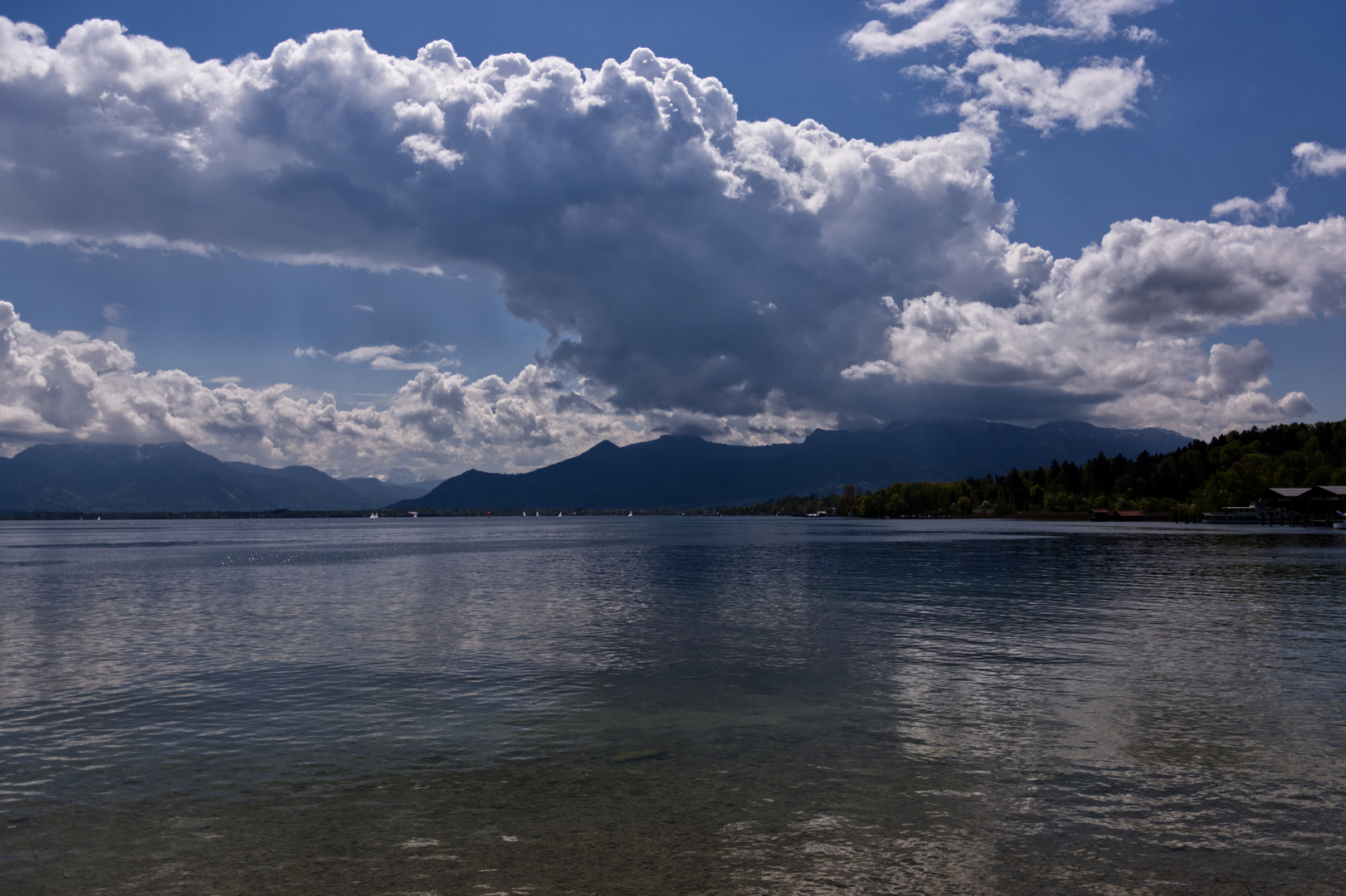 Wolken überm Chiemsee