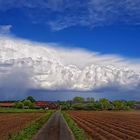 Wolken überm Dorf