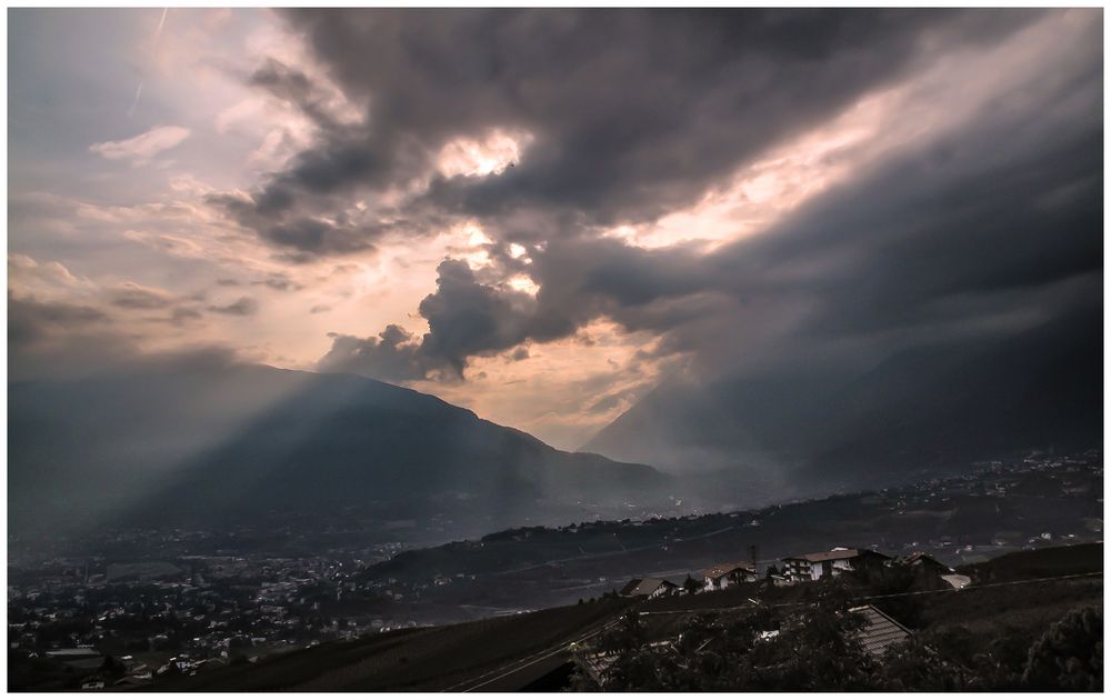 Wolken überm Etschtal