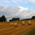 Wolken überm Feld