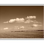 Wolken überm Feld