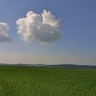 Wolken überm feld