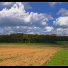 Wolken überm Feld