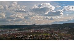 Wolken überm Friedensberg