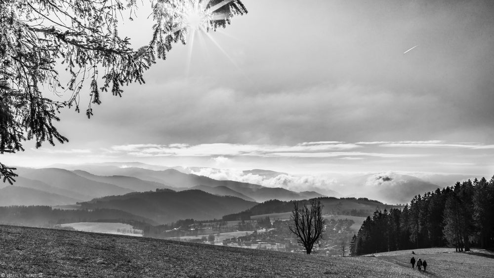 Wolken überm Höllental