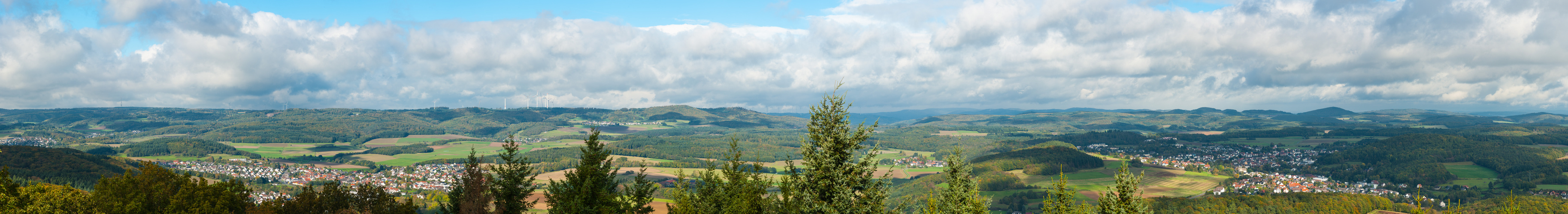 Wolken überm Land