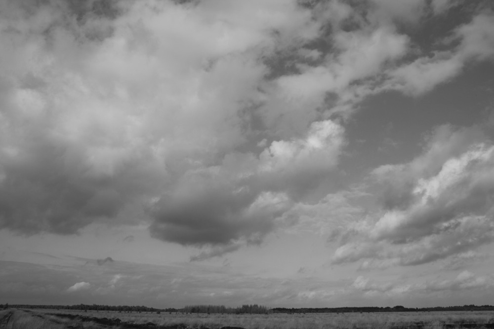 Wolken überm Moor