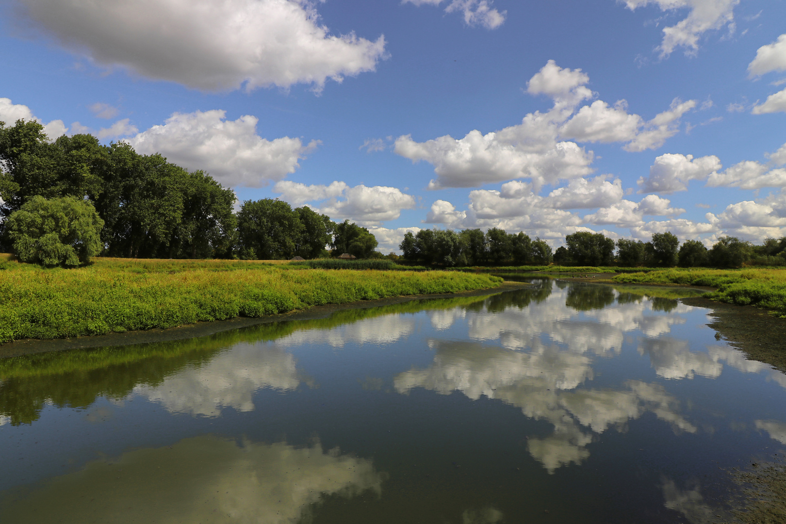 Wolken überm Rieselteich