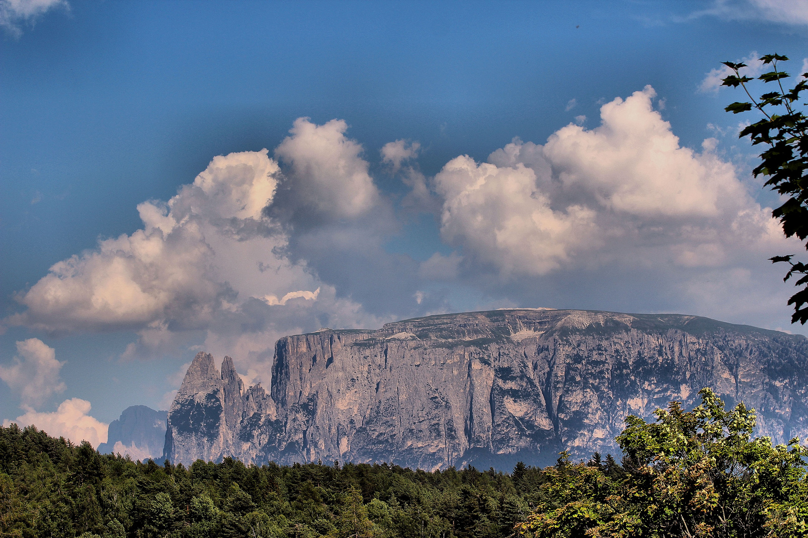 Wolken überm Schlern