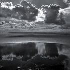 Wolken überm Strand