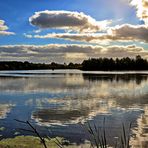 Wolken überm Teich 