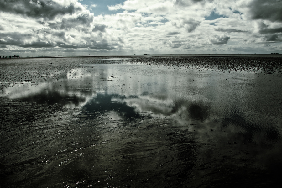 Wolken überm Watt