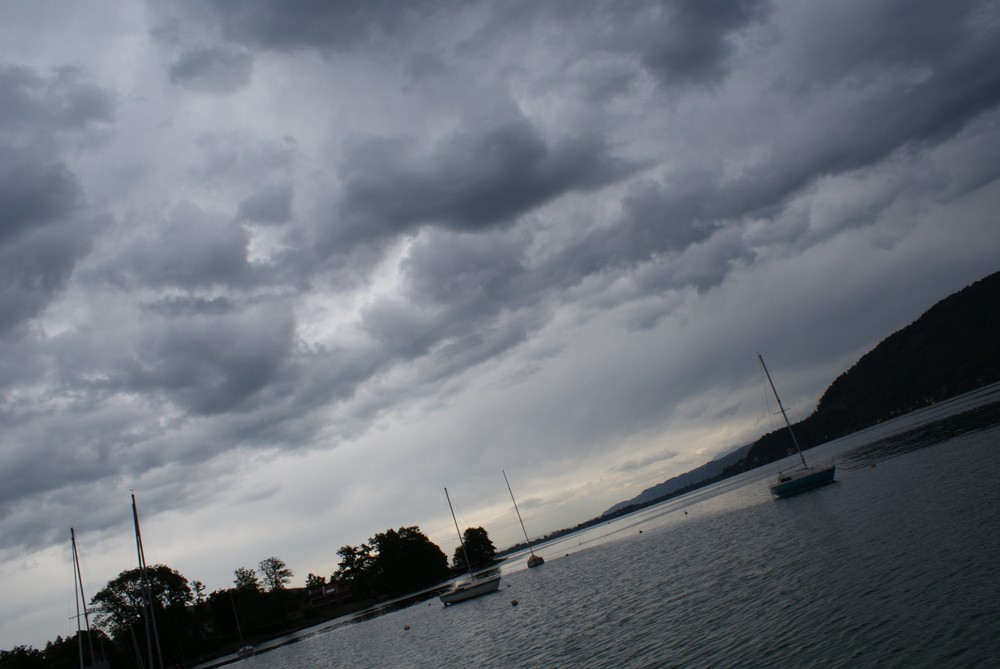 Wolken überm Wörthersee