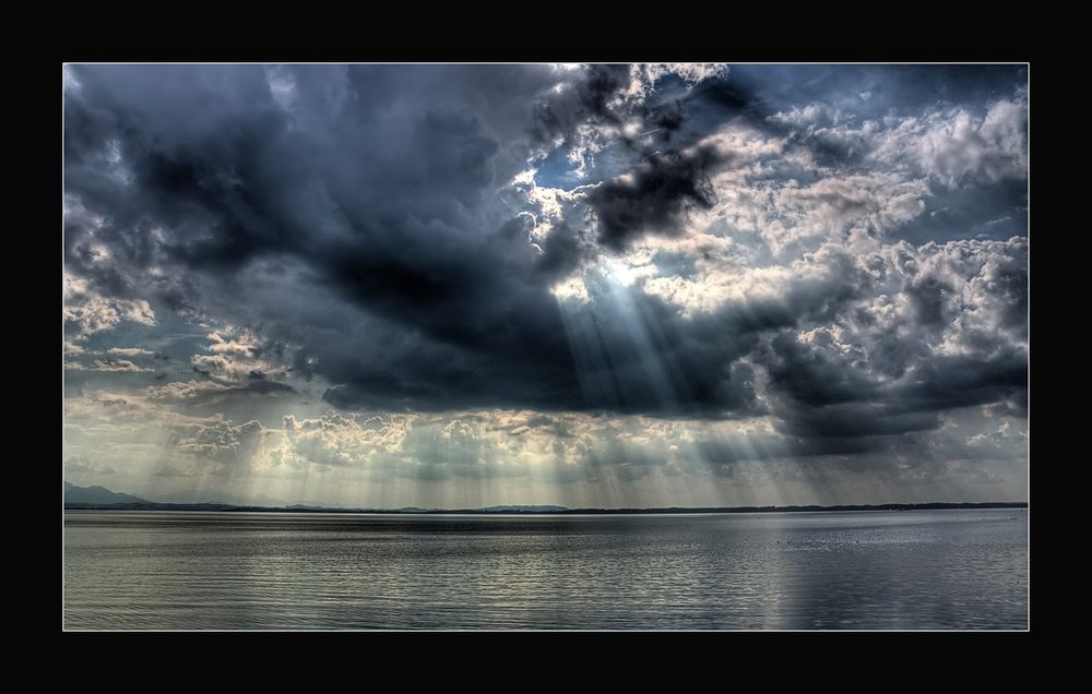 Wolken übern Chiemsee...