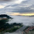 Wolken um den Lilienstein