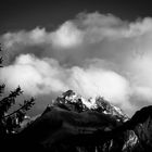 Wolken und Berge